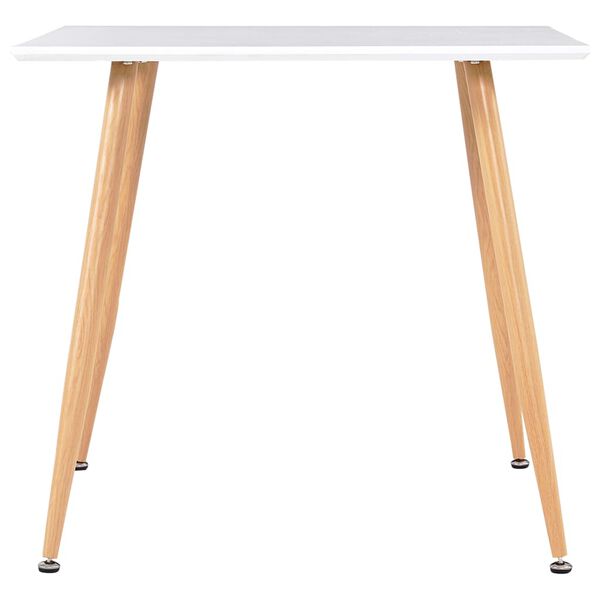 vidaXL Ensemble de salle à manger 3 pcs Tissu Jaune