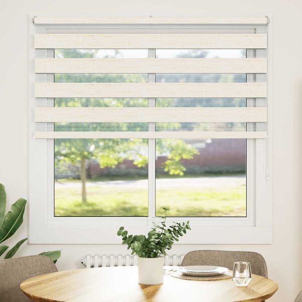 vidaXL Store z&egrave;bre beige marbr&eacute; largeur du tissu 135,9 cm polyester