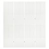 vidaXL Cloisons de s&eacute;paration 4 panneaux 2 pcs Blanc 160x180 cm Acier