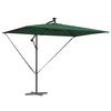 vidaXL Parasol banane à mât déporté Vert 294 x 200 x 254 cm