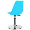 vidaXL Chaises &agrave; manger pivotantes lot de 2 bleu similicuir