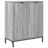 vidaXL Buffet Gris Sonoma 69,5 x 33 x 82 cm Bois d'ing&eacute;nierie