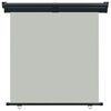 vidaXL Auvent latéral de balcon 165x250 cm Gris