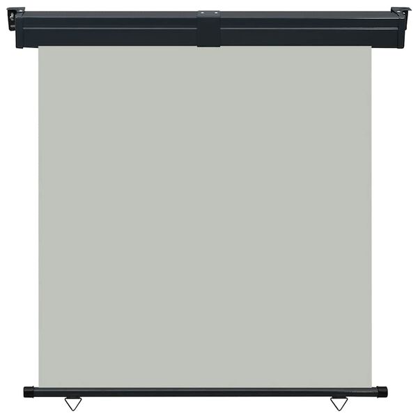 vidaXL Auvent latéral de balcon 165x250 cm Gris