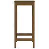 vidaXL Ensemble de bar 5 pcs Marron miel Bois de pin massif