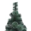 vidaXL Sapin de No&euml;l artificiel pr&eacute;-&eacute;clair&eacute; Vert 180 cm PET