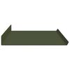 vidaXL &Eacute;tag&egrave;re flottante 4 pcs Vert olive 80 x 18 x 2,5 cm Acier