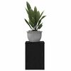 vidaXL Support de Plante 2 pcs Ch&ecirc;ne noir 25 x 25 x 35 cm