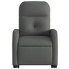 vidaXL Fauteuil inclinable &eacute;lectrique gris fonc&eacute; tissu