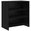 vidaXL Buffet 3 pcs Ch&ecirc;ne noir 70 x 41 x 75 cm Bois d'ing&eacute;nierie