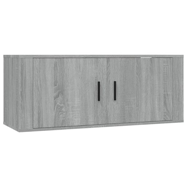 vidaXL Ensemble de meubles TV 6 pcs Sonoma gris Bois d'ing&eacute;nierie