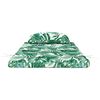 vidaXL Coussins de chaise Feuille 2 pcs Motif feuille 58 x 77 x 4,5 cm