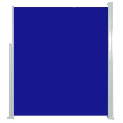vidaXL Auvent latéral rétractable 160 x 500 cm Bleu