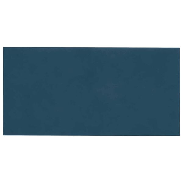 vidaXL T&ecirc;te de lit murale 12 pcs Bleu 30 x 15 cm Velours