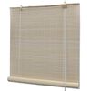 vidaXL Stores à rouleau Bambou naturel 4 pcs 120x160 cm