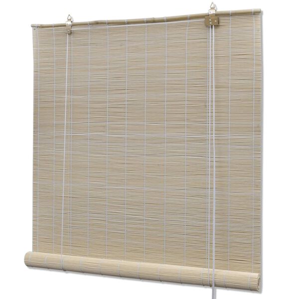 vidaXL Stores à rouleau Bambou naturel 4 pcs 120x160 cm