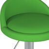 vidaXL Tabouret de massage Vert Similicuir