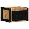 vidaXL Tables de chevet 2 pcs 40x35x25 cm bois de manguier massif brut