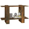vidaXL Bibliothèque/Séparateur de pièce Chêne fumé 80x30x51 cm