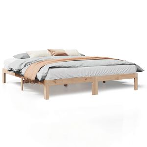 vidaXL Cadre de lit sans matelas 180x200 cm bois massif de pin