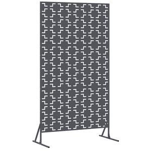 vidaXL &Eacute;cran de confidentialit&eacute; Anthracite 100 x 50 x 180 cm Acier