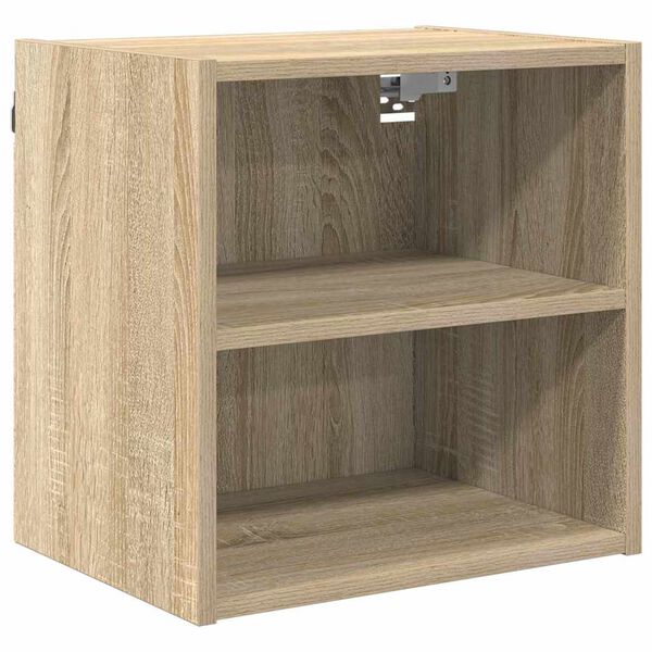 vidaXL Armoire suspendue avec stockage Ch&ecirc;ne Sonoma 40 x 29,5 x 40 cm
