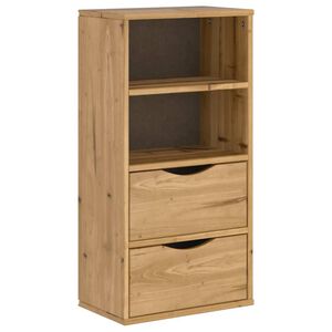 vidaXL Armoire lat&eacute;rale avec tiroirs ODDA 40x24x79 cm bois massif pin