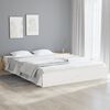 vidaXL Cadre de lit sans matelas blanc bois massif 150x200 cm