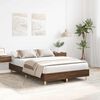 vidaXL Cadre de lit sans matelas ch&ecirc;ne marron 120x200 cm