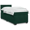 vidaXL Sommier &agrave; lattes de lit avec matelas Vert fonc&eacute; 90x190 cm