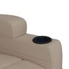 vidaXL Fauteuil Cappuccino Similicuir