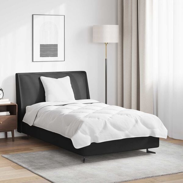 vidaXL Ensemble de Duvet avec oreiller 2 pcs Blanc Microfibre