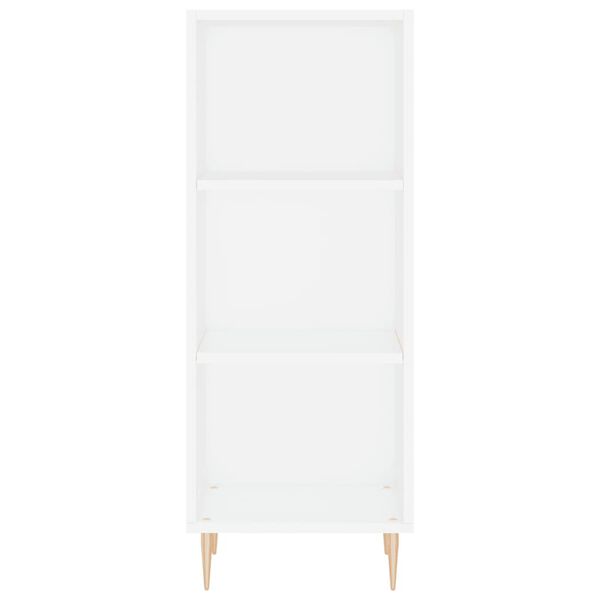 vidaXL Buffet blanc 34,5x32,5x90 cm bois d'ing&eacute;nierie