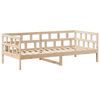 vidaXL Lit de jour avec toit sans matelas 90x200 cm bois massif