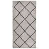 vidaXL Tapis shaggy &agrave; poils longs moderne beige anthracite 100x200 cm