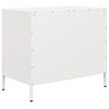 vidaXL Buffet blanc 68x39x58,5 cm acier laminé à froid