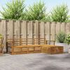 vidaXL Ensemble de canap&eacute;s d'ext&eacute;rieur 4 pcs Naturel