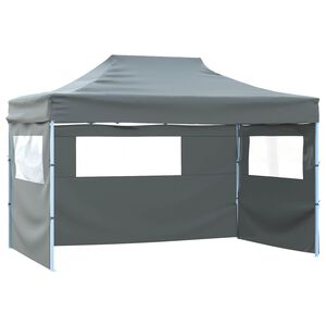 vidaXL Tente de f&ecirc;te 280 x 410 x 315 cm Anthracite Tissu Oxford
