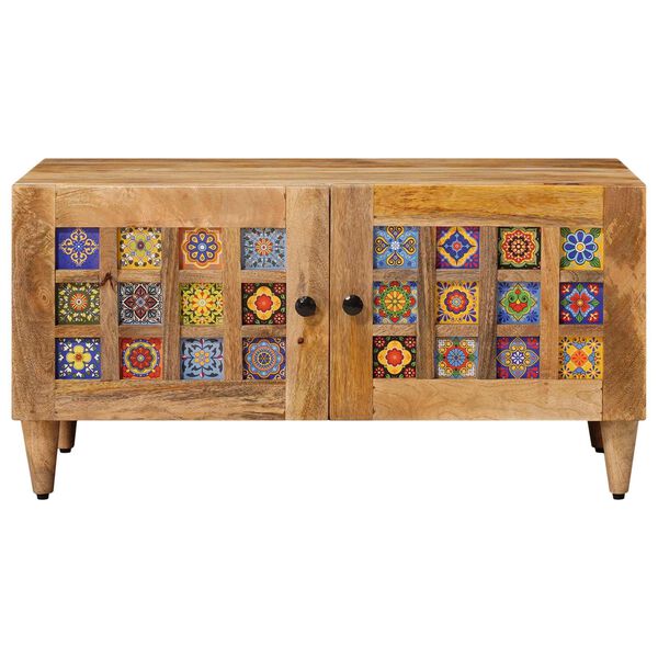 vidaXL Table basse Naturel 80 x 50 x 40 cm Bois de mangue massif