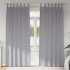 vidaXL Rideaux occultants avec anneaux 2 pcs Gris clair 225 x 140 cm