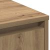 vidaXL Buffet LED Chêne artisanal 71 x 34,5 x 75 cm Bois d'ingénierie