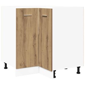vidaXL Meuble de cuisine "Lyon" Ch&ecirc;ne artisanal 75,5 x 75,5 x 81,5 cm Bois d'ing&eacute;nierie