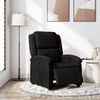 vidaXL Fauteuil inclinable &eacute;lectrique Noir Tissu