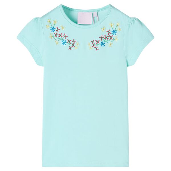 T-shirt pour enfants aqua clair 92