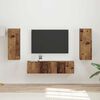 vidaXL Ensemble meuble TV 2 pcs Bois ancien Bois d'ing&eacute;nierie