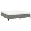 vidaXL Cadre de lit sans matelas gris fonc&eacute; 180x200 cm tissu