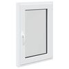vidaXL Fen&ecirc;tre de sous-sol RISOR 60 x 100 cm PVC et verre Blanc