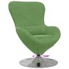 vidaXL Fauteuil œuf Vert clair 63 x 73 x 90 cm Velours