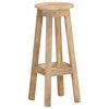 vidaXL Tabourets de bar lot de 2 bois de manguier massif