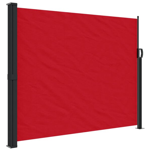 vidaXL Auvent lat&eacute;ral r&eacute;tractable rouge 160x500 cm